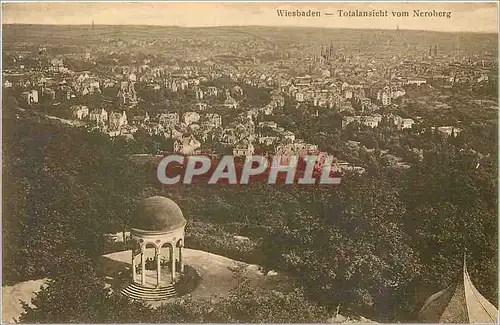 Cartes postales Wiesbaden Totalansicht vom Neroberg