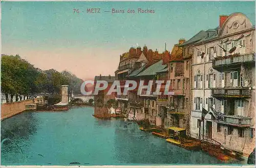 Cartes postales Metz Bains des Roches