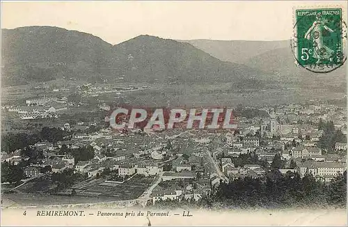 Cartes postales Remiremont Panorama pris du Parmont