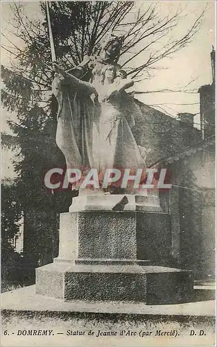 Cartes postales Domremy Statue de Jeanne d'Arc