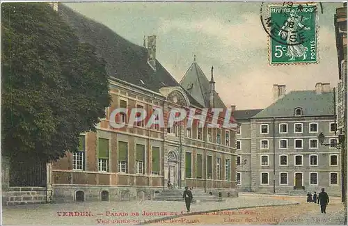 Cartes postales Verdun Palais de Justice et Jeaune d'Arc