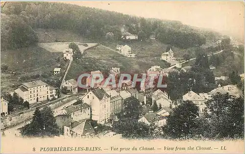 Cartes postales Plombieres les Bains Vue prise du Chonot
