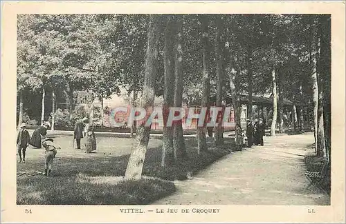 Cartes postales Vittel Le Jeu de Croquet