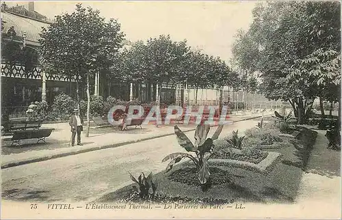 Cartes postales Vittel L'Etablissement Thermal Les Parterres du Parc