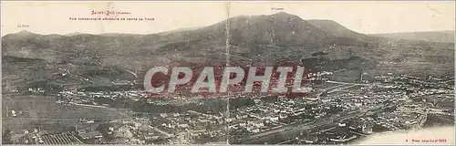 CARTE DOUBLE Ansichtskarte AK Saint Die Vue panoramique generale de toutes la ville Pyrenees