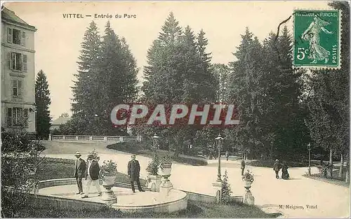 Cartes postales Vittel Entree du Parc