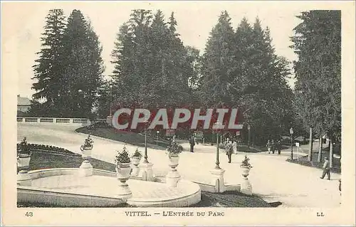 Cartes postales Vittel L'Entree du Parc