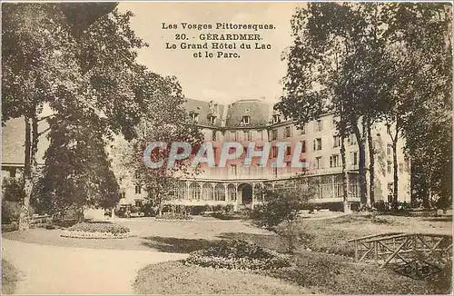 Cartes postales Gerardmer Le Grand Hotel du Lac et le Parc