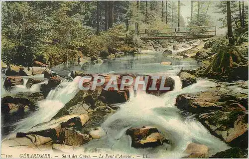 Cartes postales Gerardmer Saut des Cuves Le Pont d'Amour
