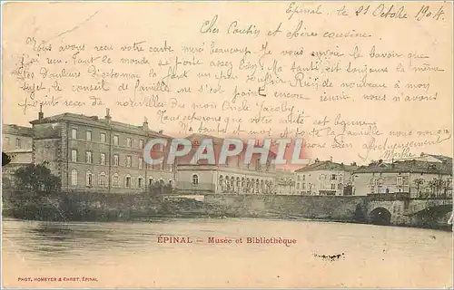 Cartes postales Epinal Musee et Bibliotheque