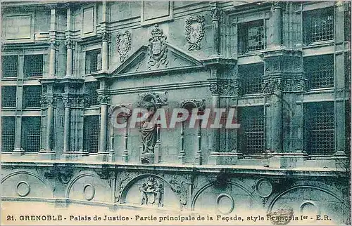 Cartes postales Grenoble Palais de Justice