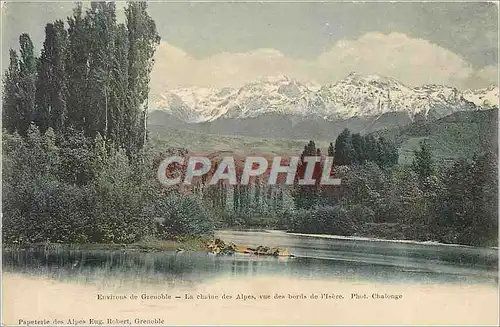 Cartes postales Environs de Grenoble La Chaine des Alpes