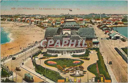 Cartes postales Saint Malo Le Casino vu du Chateau