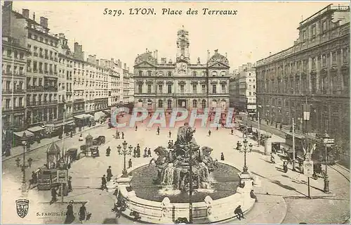 Cartes postales Lyon Place des Terreaux