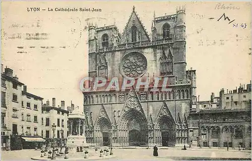 Cartes postales Lyon La Cathedrale Saint Jean