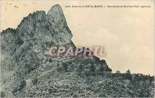 Cartes postales Environs d'Aix les Bains Sommet de la dent du char