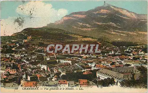 Cartes postales Chambery Vue Generale et le Nivolet