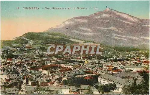 Cartes postales Chambery Vue Generale et le Nivolet