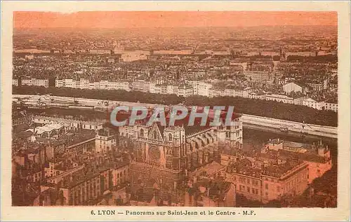 Cartes postales Lyon Panorama sur Saint et le Centre