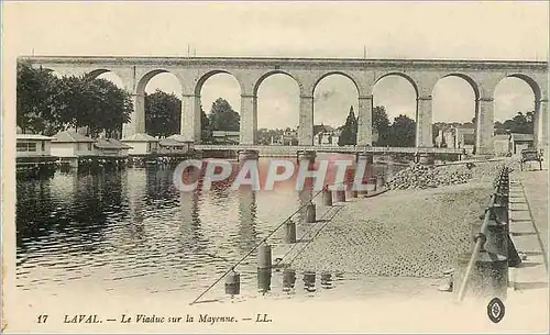 Ansichtskarte AK Laval Le Viaduc sur la Mayenne