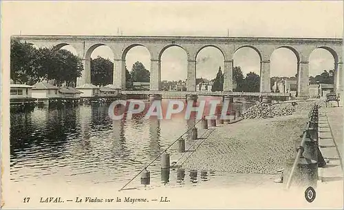 Cartes postales Laval Le Viaduc sur la Mayenne