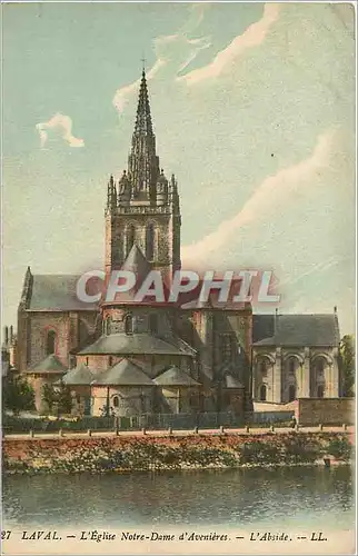 Ansichtskarte AK Laval L'Eglise Notre Dame d'Avenieres L'Abside