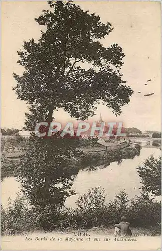 Cartes postales Laval Les Bords de la Mayenne et vue sur Avesnieres