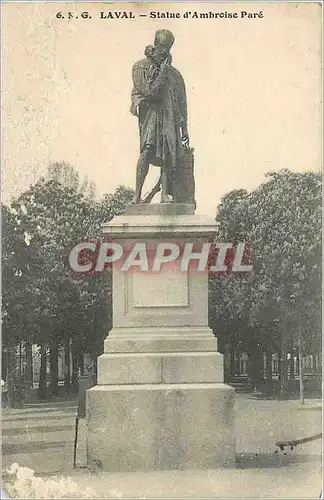 Cartes postales Laval Statue d'Ambroise Pare