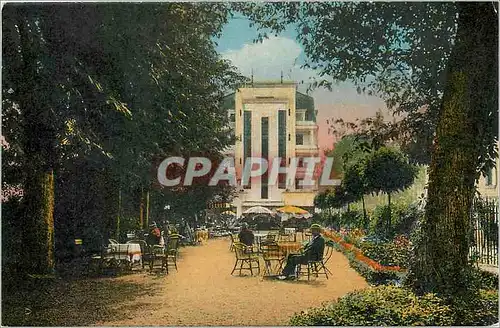 Cartes postales Bains les Bains Terrasse jardin du Grand Hotel