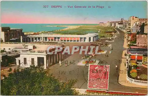 Ansichtskarte AK Dieppe Vue Generale de la Plage