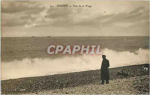 Cartes postales Dieppe Vue de la Plage