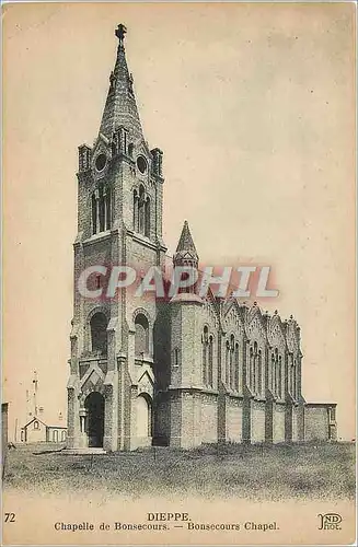 Cartes postales Dieppe Chapelle de Bonsecours