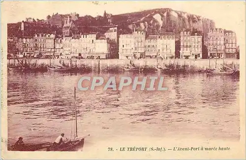 Cartes postales Le Treport S Inf L'Avant Port a maree haute