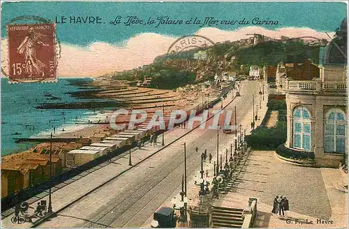 Ansichtskarte AK Le Havre La Heve la Falaise et la Mer vues du Casino