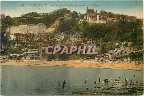 Cartes postales Le Havre Vue generale de Ste Adresse La Plage