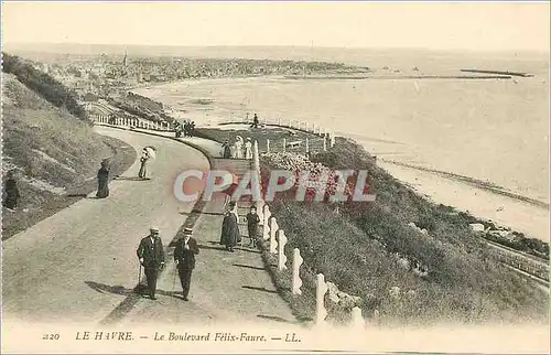 Ansichtskarte AK Le Havre Le Boulevard Felix Faure