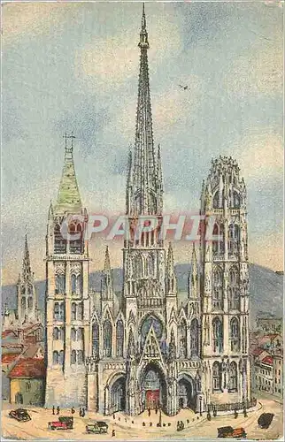 Cartes postales Rouen La Cathedrale