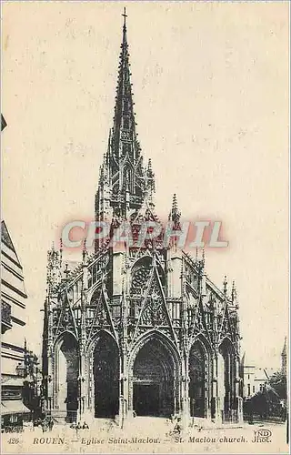 Cartes postales Rouen Eglise Saint Maclou