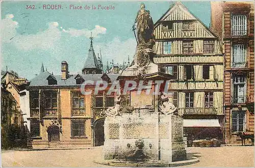 Ansichtskarte AK Rouen Place de la Pucelle