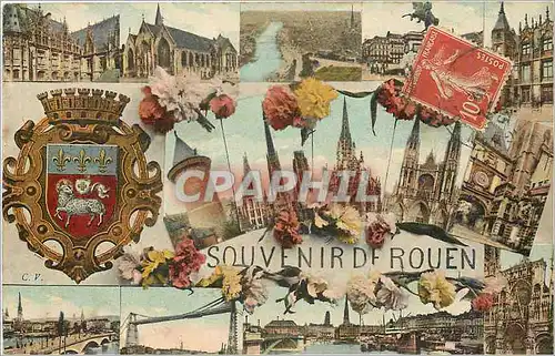 Cartes postales Souvenir de Rouen