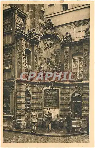 Cartes postales Rouen Fontaine monumentale Rue de la Grosse Horloge