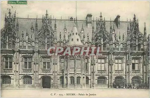 Cartes postales Rouen Palais de Justice