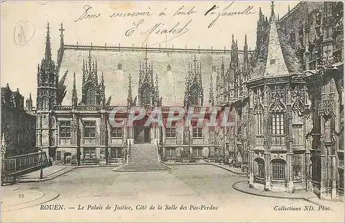 Ansichtskarte AK Rouen Le Palais de Justice Cote de la Salle des Pas Perdus