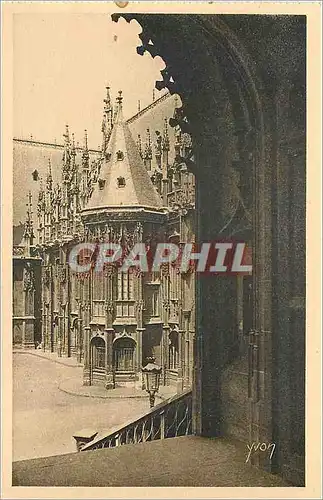 Ansichtskarte AK Rouen Detail du Palais de Justice