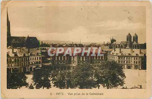 Ansichtskarte AK Metz Vue prise de la Cathedrale