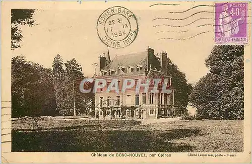 Cartes postales Chateau de Bosc Nouvel par Cleres