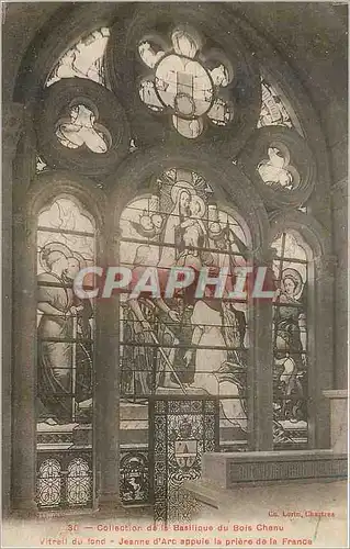 Cartes postales Vitreil du fond Jeanne d'Arc appule la priere de la France