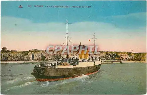 Cartes postales Dieppe La Versailles Bateau