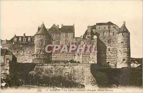 Cartes postales Dieppe Le Vieux Chateau