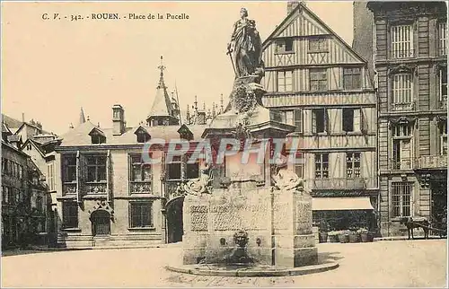 Cartes postales Rouen Place de la Pucelle